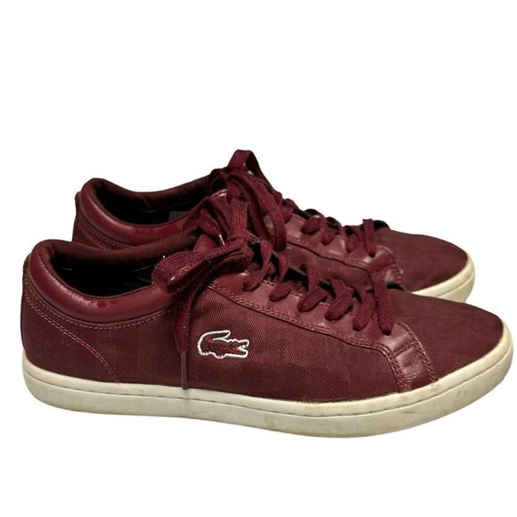 Lacoste Other - Lacrosse Flat Shoe Mens 8 Maroon Straightset